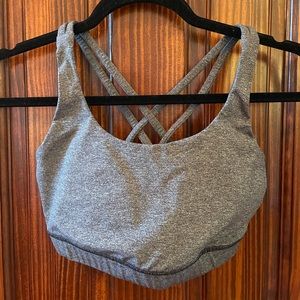 Lululemon Energy Bra Gray 8